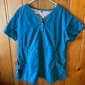 Teal scrubs